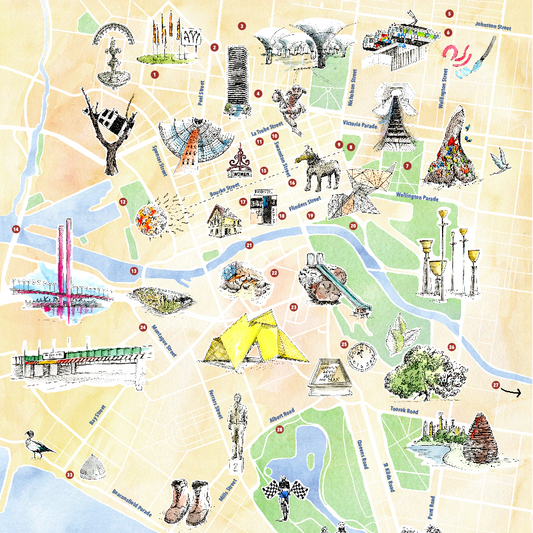 Unknown Melbourne Map