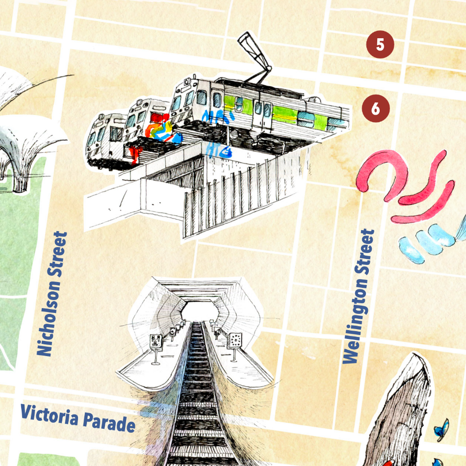 Unknown Melbourne Map