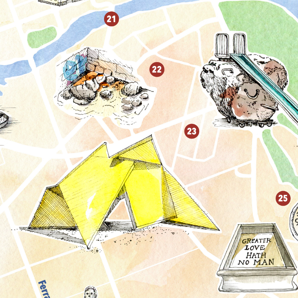 Unknown Melbourne Map